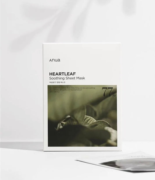 Anua 77% Heartleaf Soothing Sheet Mask