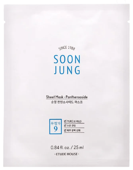 ETUDE - Soon Jung Panthensoside Sheet Mask